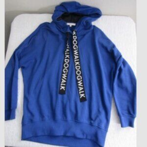 Dorothee Schumacher Women's Size 1 Blue "Dog Walk Park Ave." Hoodie!